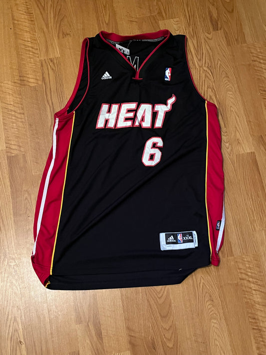 Miami Heat Lebron James Basketball Jersey by Adidas Mens Size: XXL