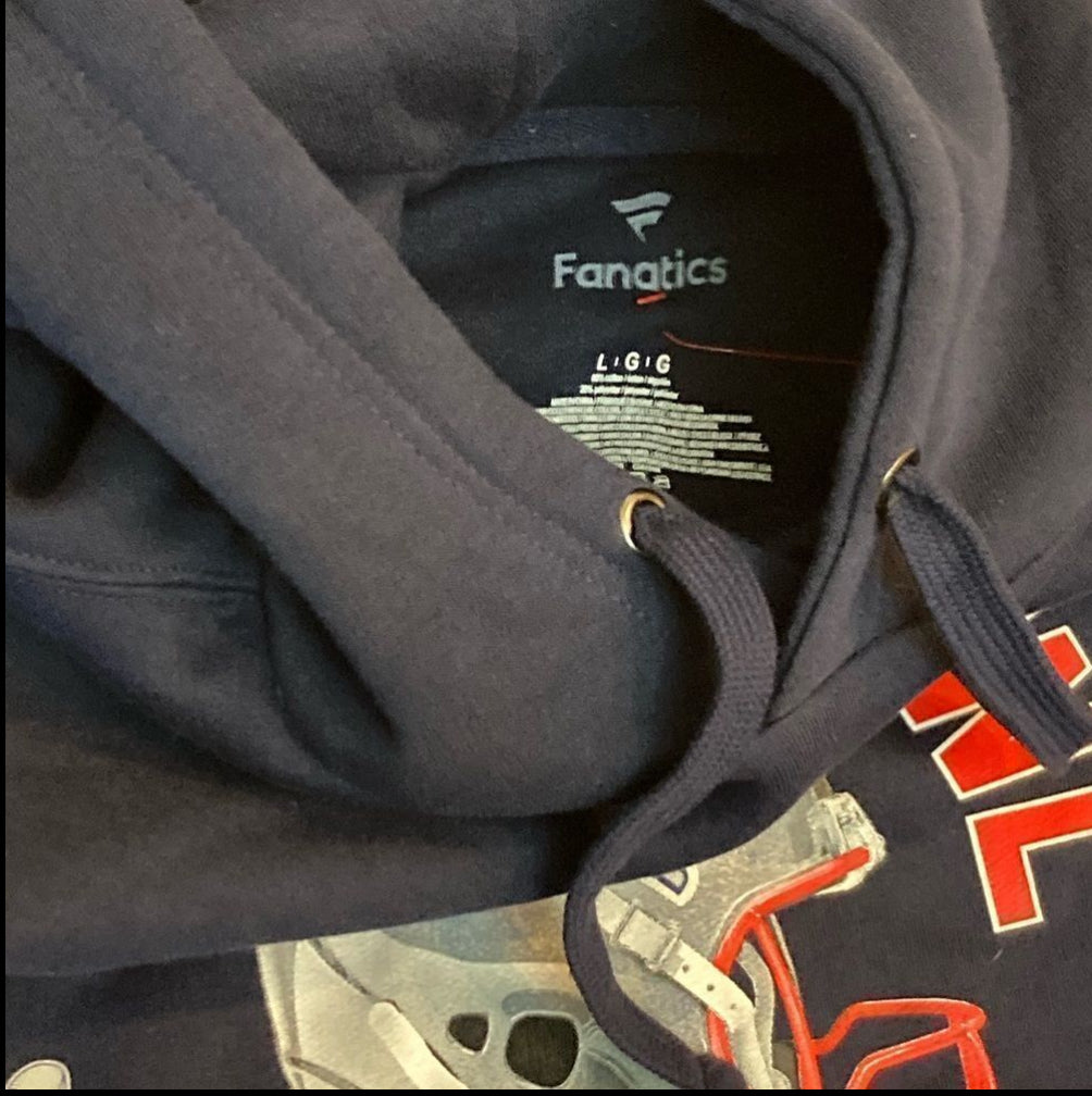 New England Patriots Super Bowl 53 (LIII) Hoodie Mens Size: Large