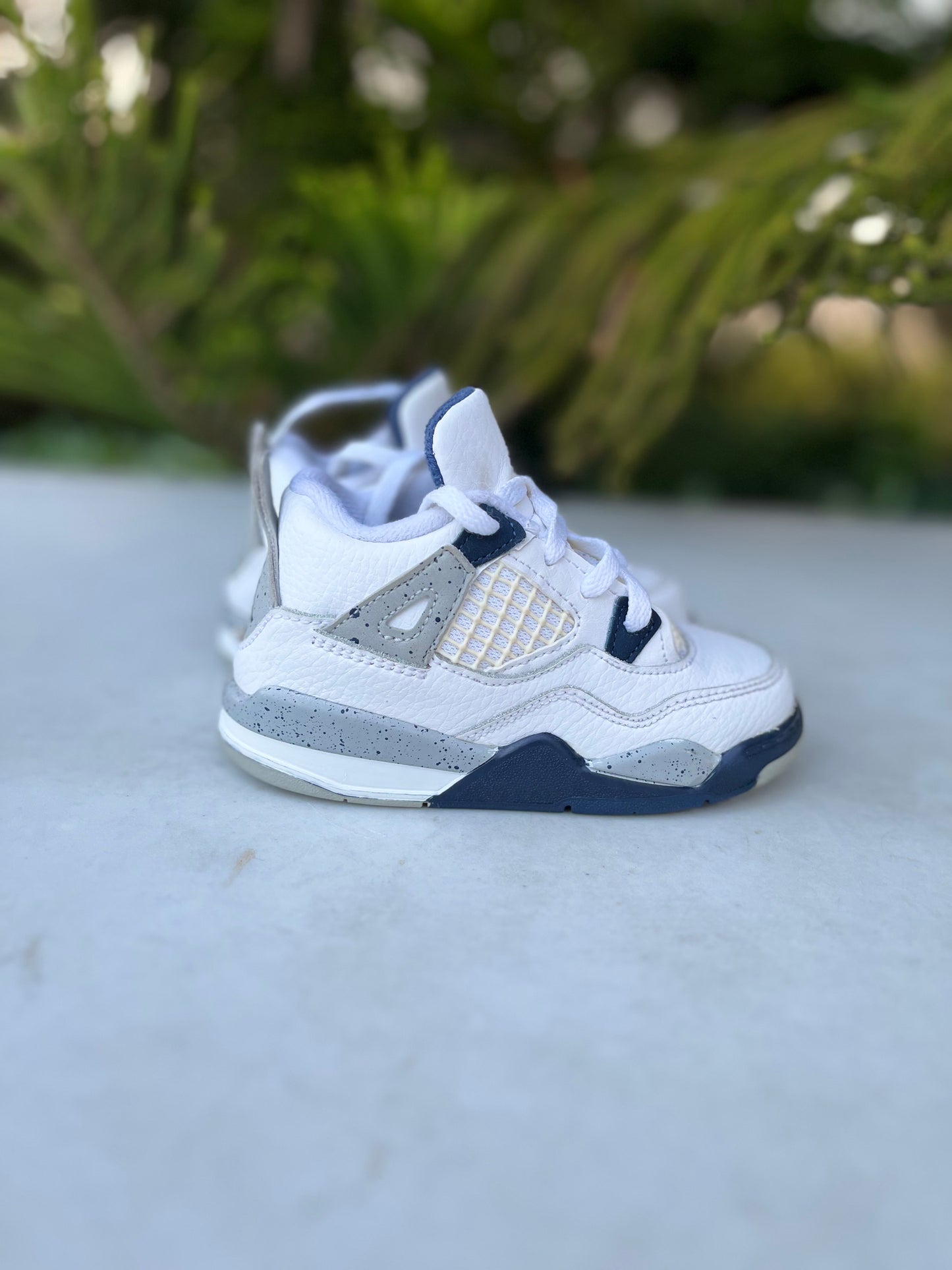 Jordan 4 Retro Midnight Navy Shoes Toddler Size: 8C