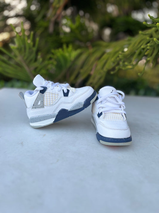 Jordan 4 Retro Midnight Navy Shoes Toddler Size: 8C