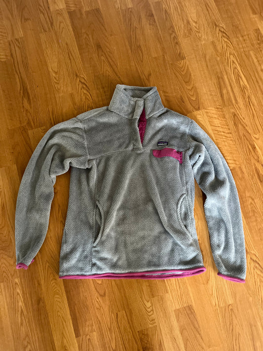 Patagonia Synchilla Snap-T Pullover Fleece 1/4 Button Up Womens Size: Large