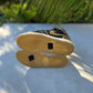 Nike Air Jordan 1 Black/Mettalic Gold Mid Basketball Shoes Boys Size: 13C