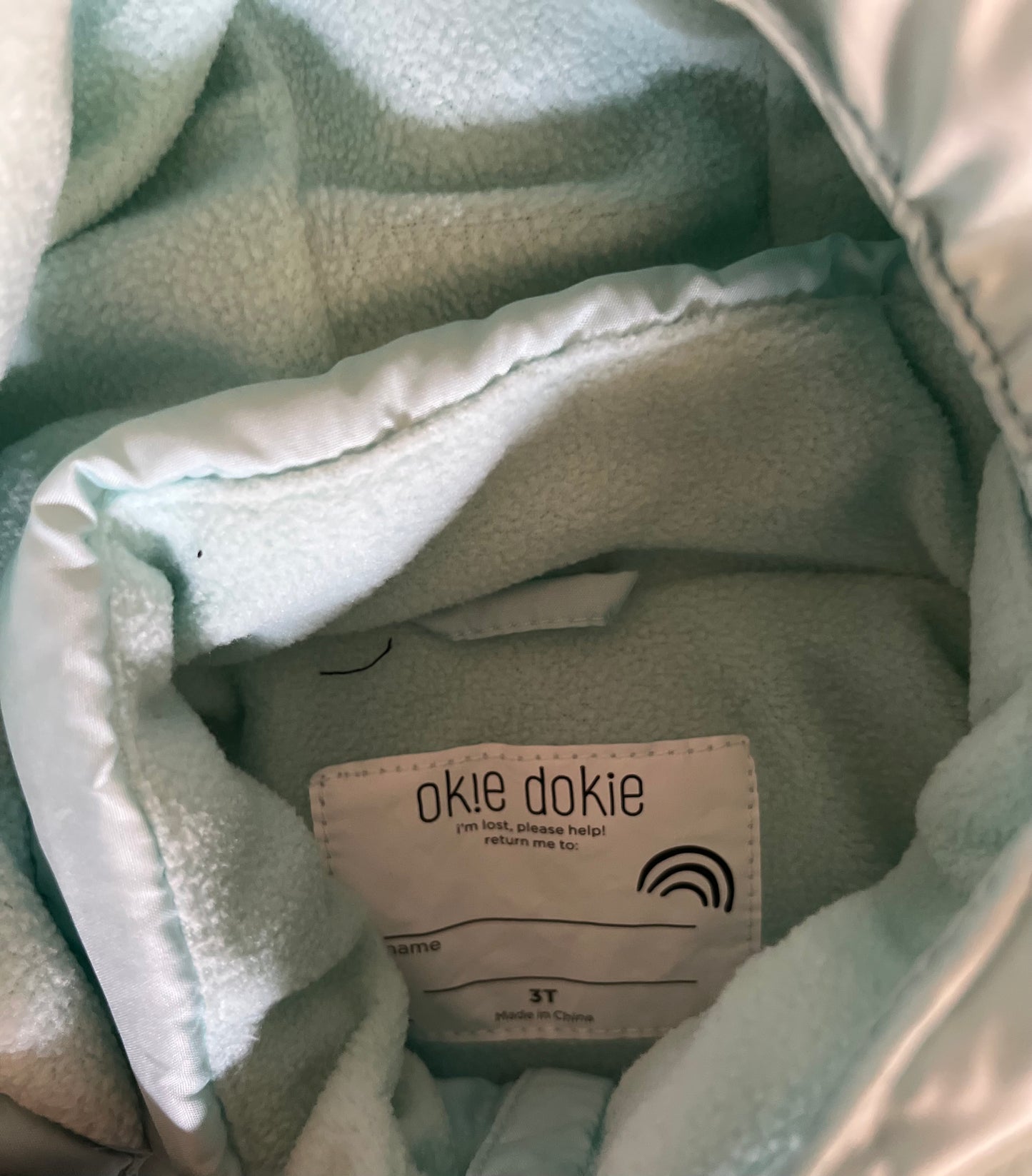 Okie Dokie Puffer Coat Toddler Girls Size: 3T