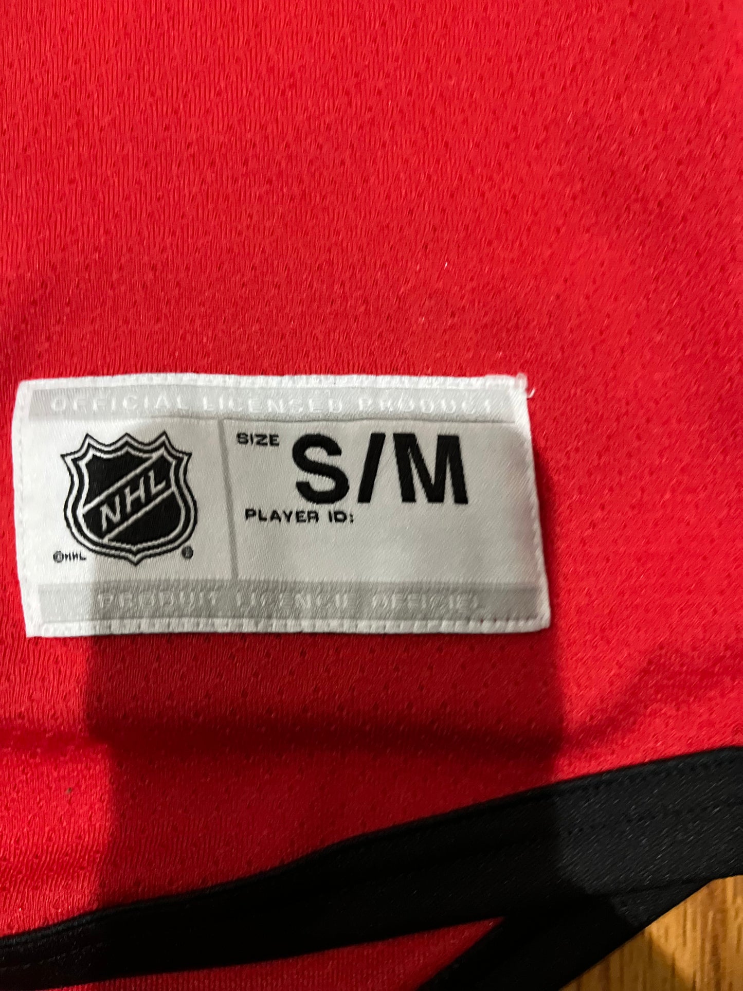 New Jersey Devils Hockey Jersey by Reebok Youth Boys Size: S/M