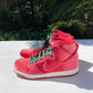 Nike SB Dunk High Premium Red Velvet (Boys)
